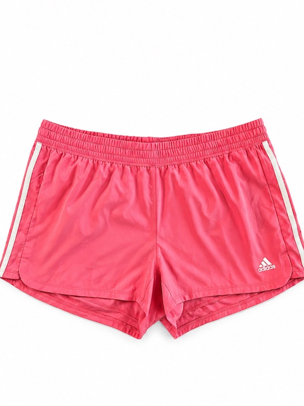 Adidas Womens Pacer 3-Stripes Woven Shorts Size L Pink NWT